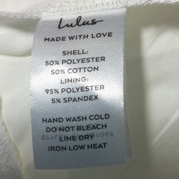 LULU'S XL White Extraordinary Charm Floral Burnout Tie-Strap Jumpsuit NEW B62 - Picture 11 of 11